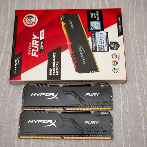 kingston HYPERX FURY RGB DDR4 64GB(32GBx2)
