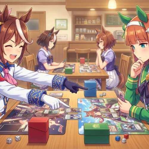 領頭(逃げ) VS 前列(先行) 賽馬娘的激烈對決來到卡牌遊戲! $70兩副 闇影詩章 Cross...