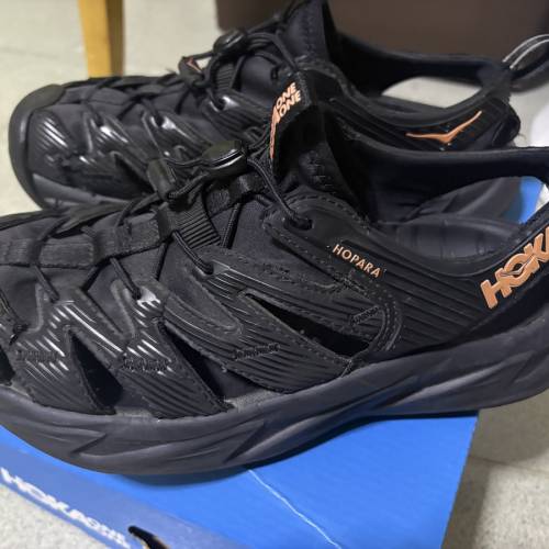 HOKA ONE ONE Hopara 1 黑色 戶外 涼鞋 有盒 us6.5 38 23.5