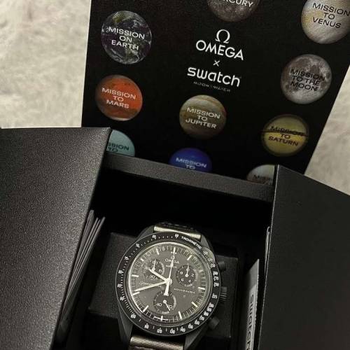 Omega x Swatch 限量版水星手錶