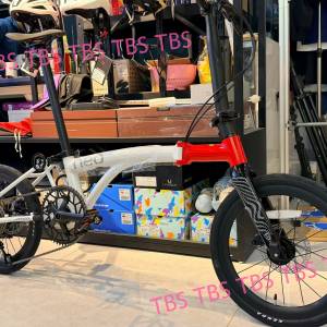 2026  新款 JAVA NEO 9速/12速電變 油剎桶軸 16吋349 碳叉鋁合金折叠車三叠車