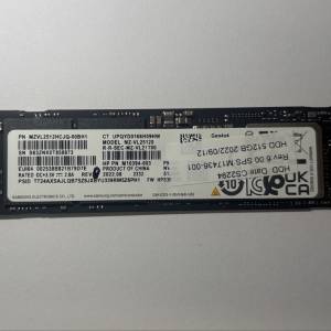 Samsung PM9A1 512GB m.2 nvme PCIe 4.0 SSD