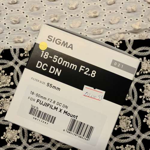 Sigma 18-50 f2.8 DC DN For Fuji X Mount
