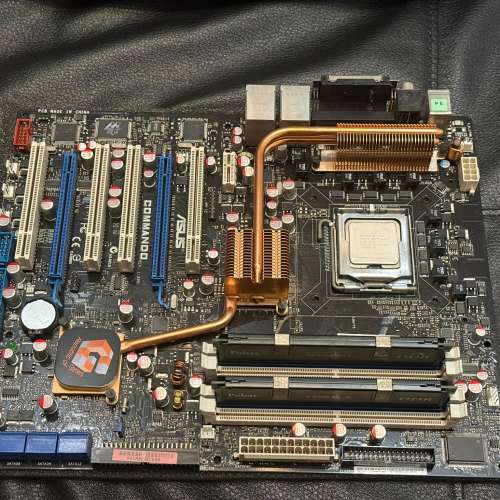 超絕極罕可着機廿年前ASUS 第一塊INTEL ROG Commando