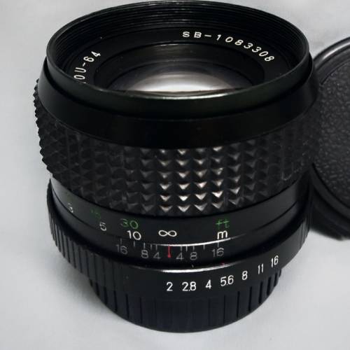 全黒版本 海鷗 58mm F2 Haiou-64 複刻蘇聯Helios/Jena Biotar設計 MD-mount #SB-10...