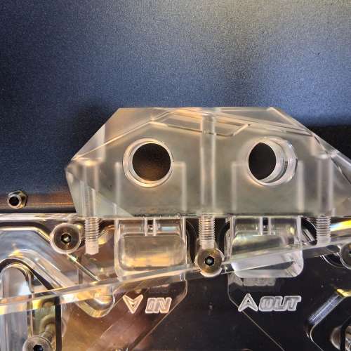 Bykski N-AS3070DUAL-X-V2-BE 顯卡水冷板兩塊