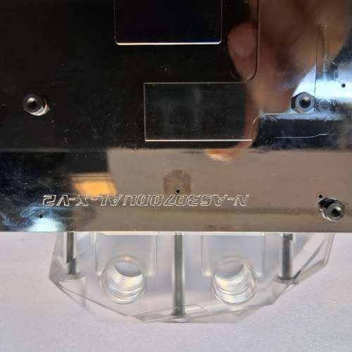 Bykski N-AS3070DUAL-X-V2-BE 顯卡水冷板兩塊