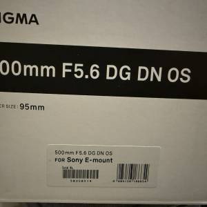 Sigma 500mm F5.6 DG DN OS | Sports
