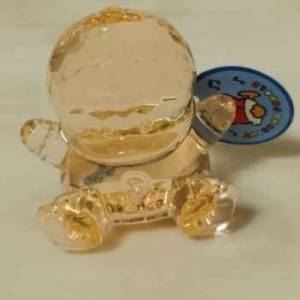 全新入口仿水晶石小鴨動物［金色］或任何一款陳列小擺設