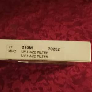 B+W 77 UV MRC FILTER