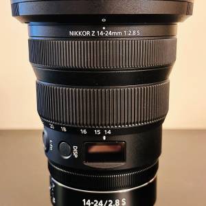 95% like new Nikon NIKKOR Z 14-24mm F2.8 S Ultra-wide Lens