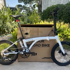 20吋最新到貨 優惠價  (最新款NEO 20吋 36T 飛輪) JAVA NEO 9速 油剎 20吋 406 鋁合...