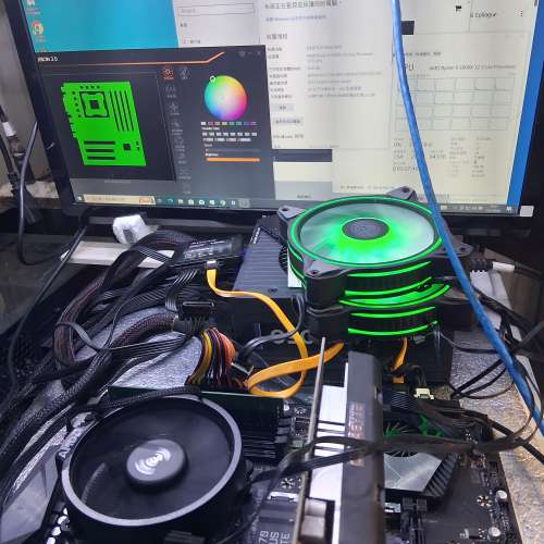 X570 AORUS ELITE+ AMD Eyzen 9 5900X連風扇