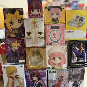 figure 共14盒 未開封 遊戲王 龍珠 安妮亞 duck spy family