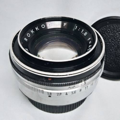Rokker-PF 45mm  F1,8 (拆自minolta AL-2 菲林機) 改M42牙(配合 對焦筒用)