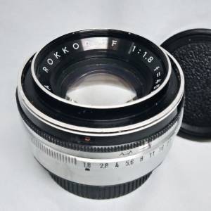 Rokker-PF 45mm  F1,8 (拆自minolta AL-2 菲林機) 改M42牙(配合 對焦筒用)
