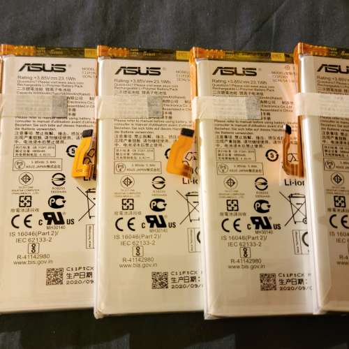 華碩 售後服務專用 Asus Rog phone 2 3 Zenfone 6 7 8 Pro Flip 全新原裝電池現貨 ...