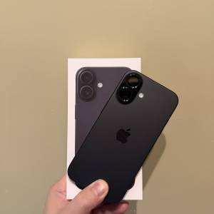 Apple iPhone 16 512gb 黑色港版行貨全套全新配件地鐵站交收