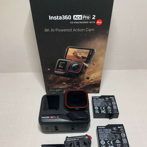 [觀塘實體店] 二手 Insta360 Ace Pro2 (共2電+CPL Filter) 行貨保養到26年6月 *S72...