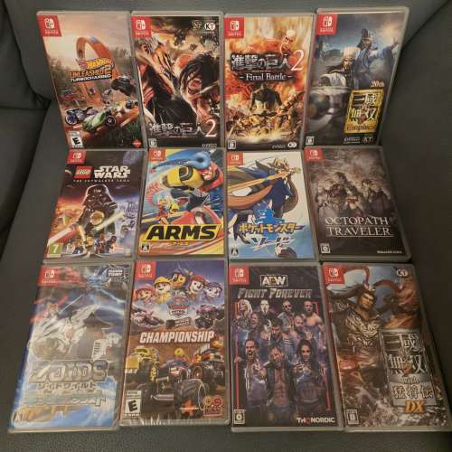 Switch games 12隻 全部有中文