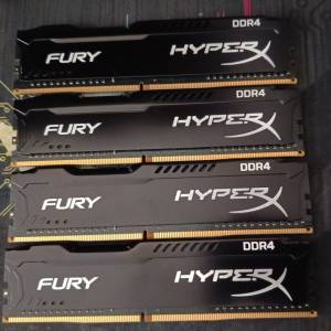 Kingston HyperX Fury DDR4 2400Mhz (4GBX4)=16GB