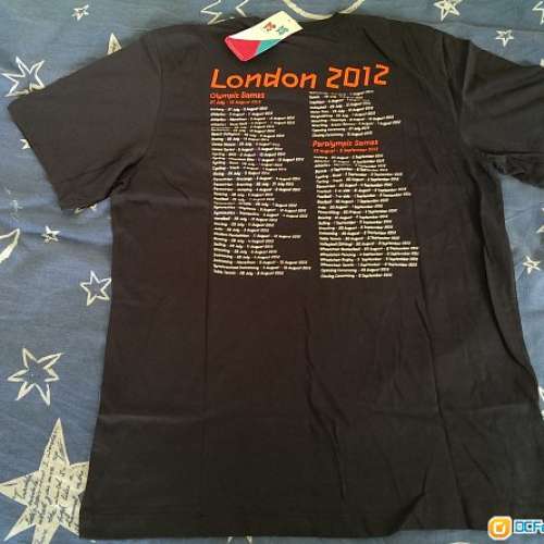 奥林匹克全新英國2012年奧運會T恤連背囊正版貨not adidas,nike,puma,new balance,s...