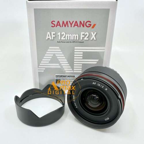 全新現貨✅ Samyang AF 12mm F2.0 APS-C Lens for Fujifilm Fuji X mount 水貨