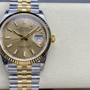 Rolex 勞力士 datejust m126233-0015 金盤 36mm 日誌 VS