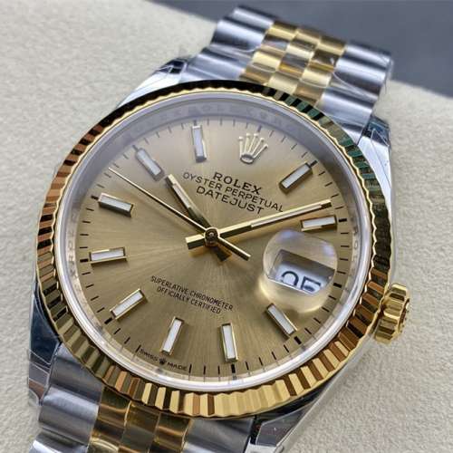Rolex 勞力士 datejust m126233-0015 金盤 36mm 日誌 VS