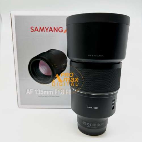 全新現貨✅ Samyang AF 135mm F1.8 FE Telephoto Lens for Sony E (水貨)
