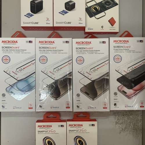 MICRODIA 系列 迷你快速充電器 / Wireless Charging Pad / 玻璃保護貼/ 可折疊無線...