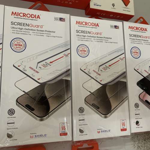 MICRODIA 系列 迷你快速充電器 / Wireless Charging Pad / 玻璃保護貼/ 可折疊無線...