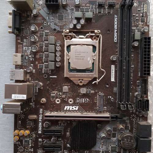 i3 9100f + MSI B360M PRO-VH（詳看內文）