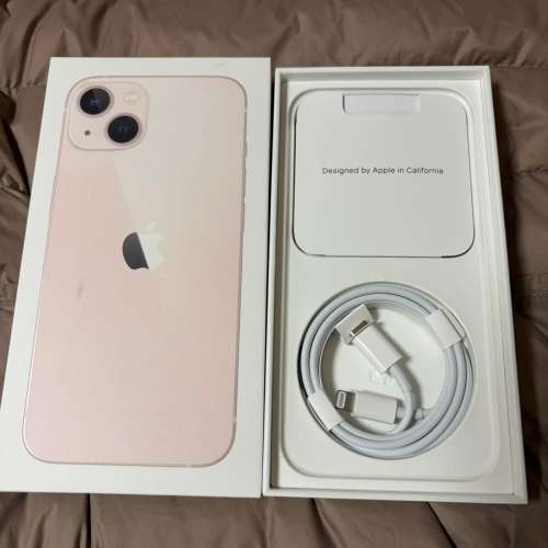 iPhone 13 128GB 粉紅色 9成新