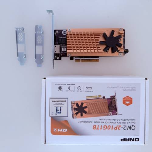 QNAP QM2-2P10G1TB PCIe Gen3x8 card