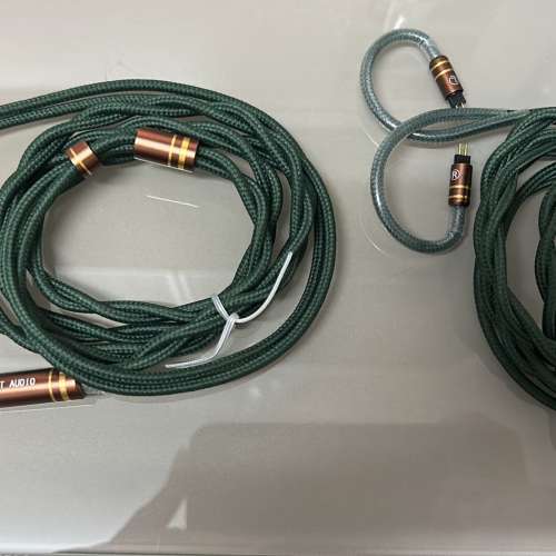 (耳機升級線:綠珊瑚)三銅疊加，銅製聲場，極度開揚，銅銅相扣，帝銅插頭，擴大聲場...