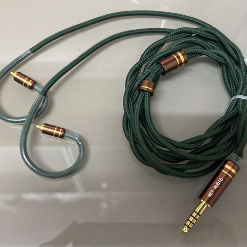 (耳機升級線:綠珊瑚)三銅疊加，銅製聲場，極度開揚，銅銅相扣，帝銅插頭，擴大聲場...