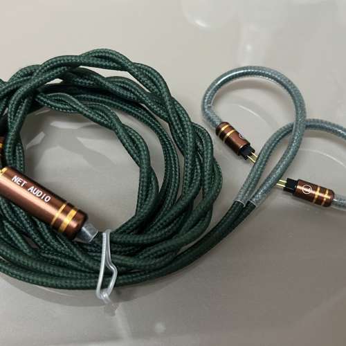 (耳機升級線:綠珊瑚)三銅疊加，銅製聲場，極度開揚，銅銅相扣，帝銅插頭，擴大聲場...