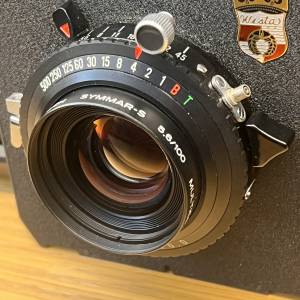 Schneider Kreuznach SYMMAR-S 100mm f5.6 5.6 Multicoating 6x9 format
