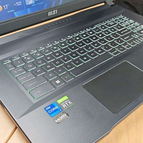MSI Katana GF76 i7-12700H RTX 3060 16GB RAM + 1TB SSD 1920*1080 144Hz 17.3吋