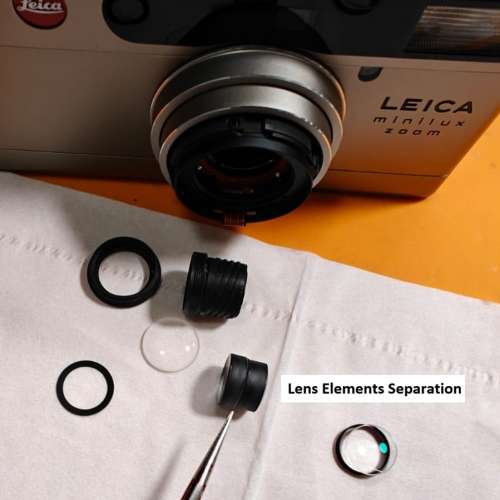 Repair Cost Checking For Leica Minilux Zoom Lens Elements Separation Repair 維...