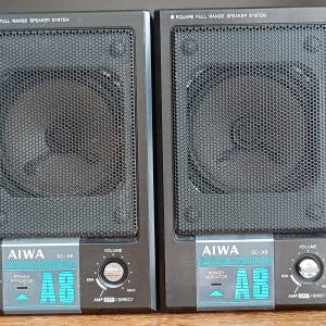 AIWA 小型有源/無源喇叭ー對