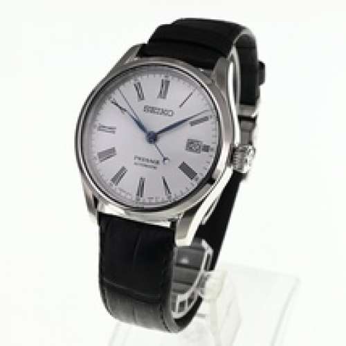 SEIKO精工 Pressage/SARX049-6R15,琺瑯面自勳曰曆手表,本身表帶連蝴蝶扣分加多一條...