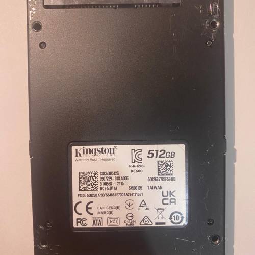 Kingston KC600 512GB 2.5&rdquo; SATA SSD