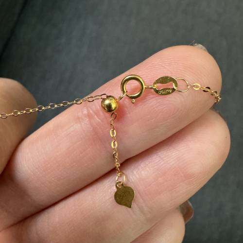 18k金圓片千爆滿天星頸鏈