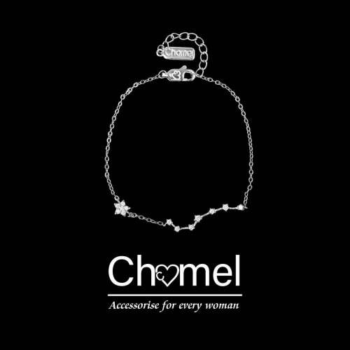 Chomel新加坡S925纯银蝴蝶结手链女