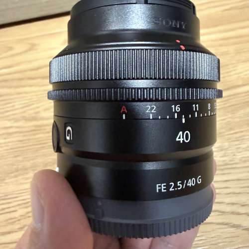 Sony FE 40mm f/2.5 G