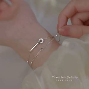 双层圆环手链女款