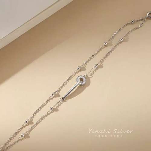 双层圆环手链女款