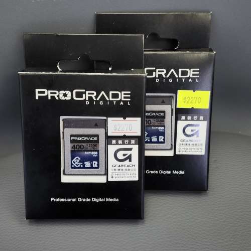 誠放 ProGrade Digital 藍卡 CF Express Type B 4.0  400GB 記憶卡